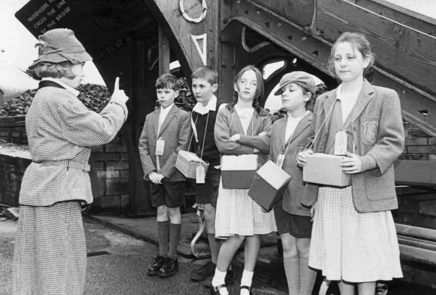 The Evacuees at Haverthwaite Station