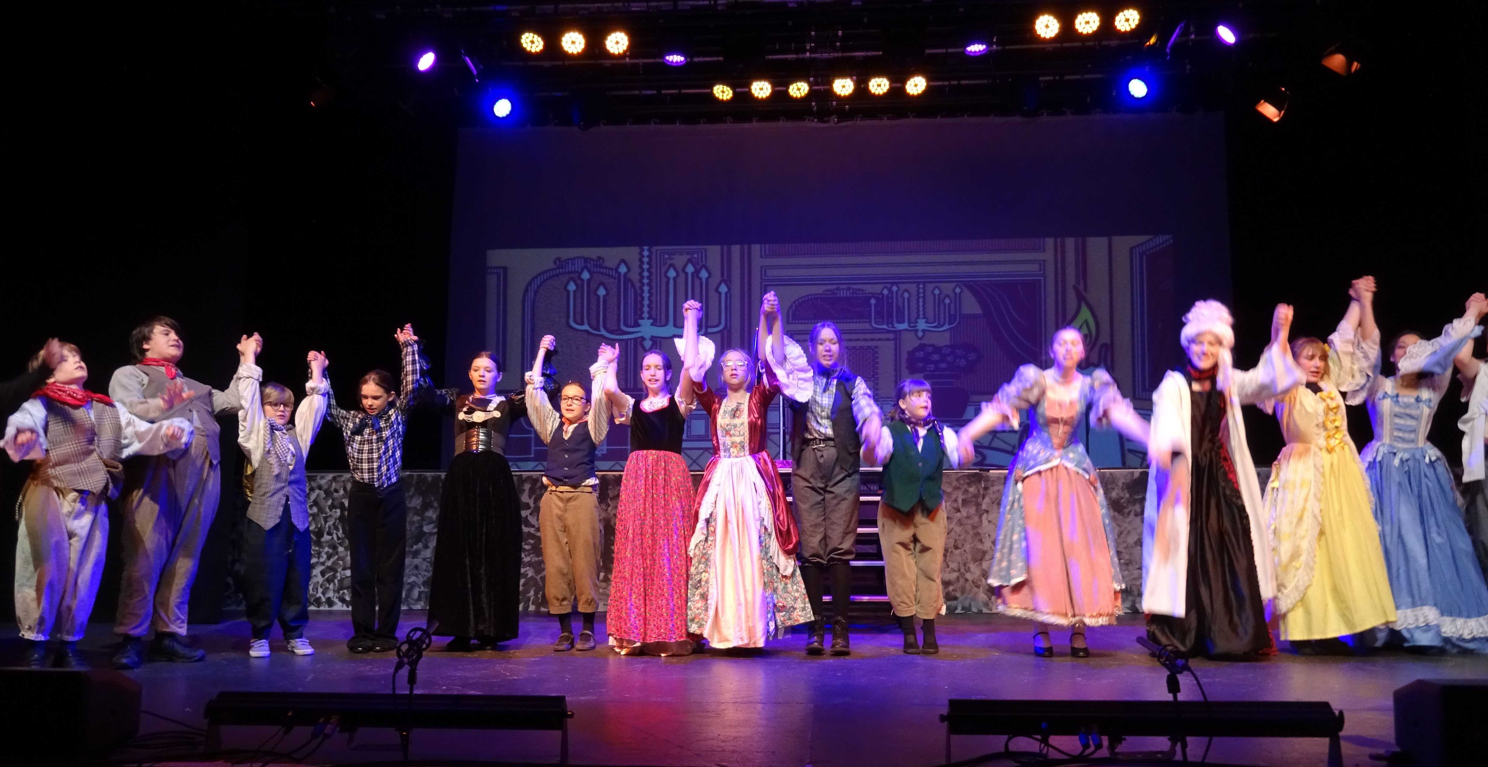 Furness Youth Theatre cast of Beauty and the Beast at The Forum Barrow